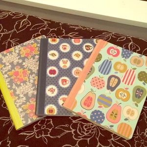 pack of three matilda jane notebooks wideruled